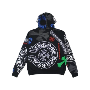chrome hearts stencil hoodie