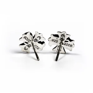 CH logo plus stud earrings